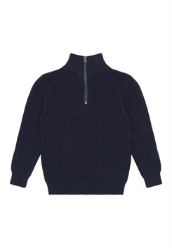 The New Linus Jacquard pullover - Navy Blazer